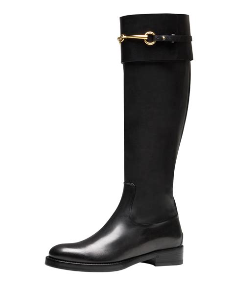 gucci flat boots